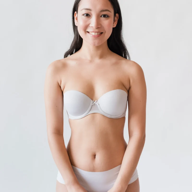 young asian brunette bra underpants